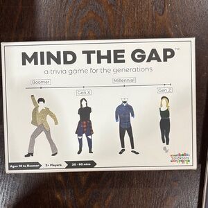 Mind The Gap Trivia Board Game by - Multicolor